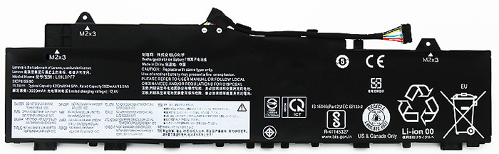 Baterai laptop penggantian untuk lenovo L19L3PF7 