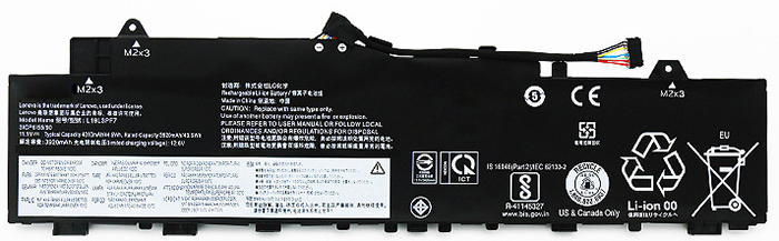 PC batteri Erstatning for Lenovo L19L3PF7 