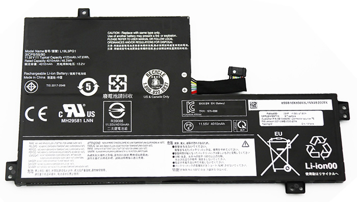 bateria do portátil substituição para lenovo L18D3PG1 