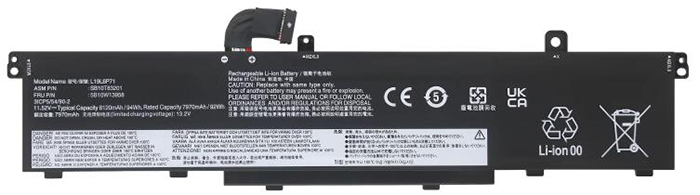 Laptop baterya kapalit para sa Lenovo L19L6P71 
