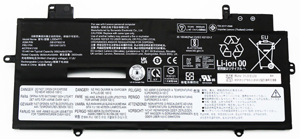 bateria do portátil substituição para lenovo 5B10W13974 