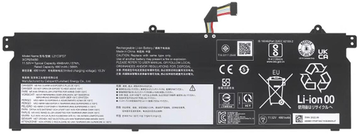 PC batteri Erstatning for lenovo L21M3PD7 