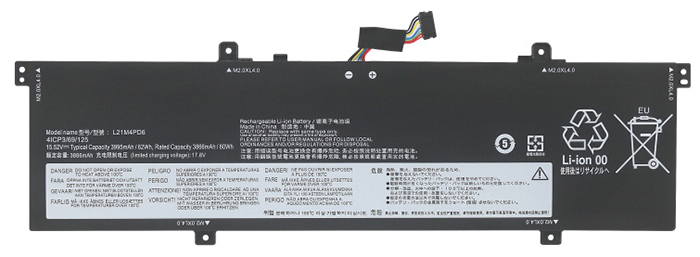 PC batteri Erstatning for Lenovo L21L4PD6 