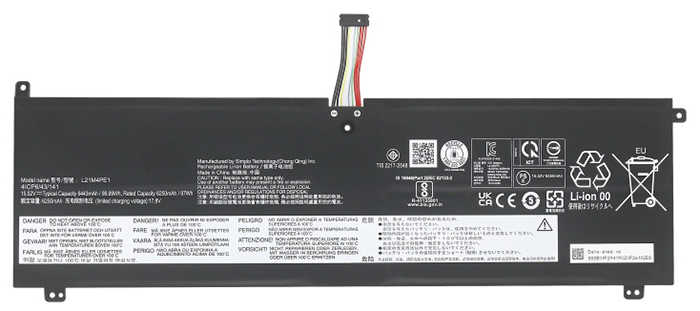 bateria do portátil substituição para Lenovo Legion-R9000X-2022 