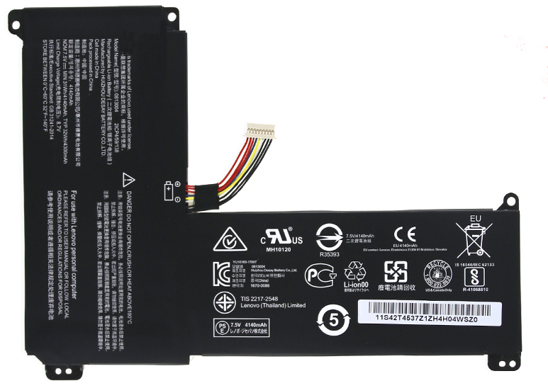 bateria do portátil substituição para LENOVO IdeaPad-120S-14IAP-81A50093MH 