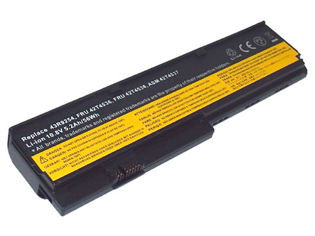 Baterai laptop penggantian untuk lenovo ASM 42T4541 