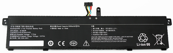 bateria do portátil substituição para XIAOMI R13B03W 