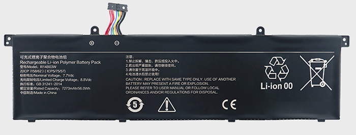 Laptop Battery Replacement for XIAOMI Pro-14-2021 