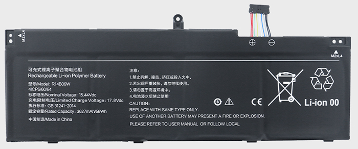 Laptop Battery Replacement for XIAOMI R14B06W Laptop Battery Replacement for XIAOMI R14B06W
