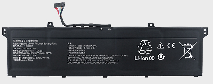 Laptop Battery Replacement for XIAOMI R15B03W 