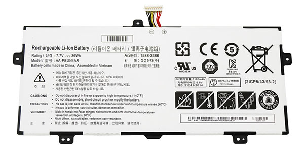 Laptop baterya kapalit para sa SAMSUNG 940X3L 