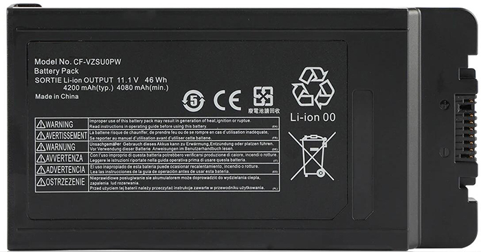 PC batteri Erstatning for panasonic CF-VZSU0GW 