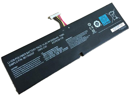 PC batteri Erstatning for RAZER GMS-C40 