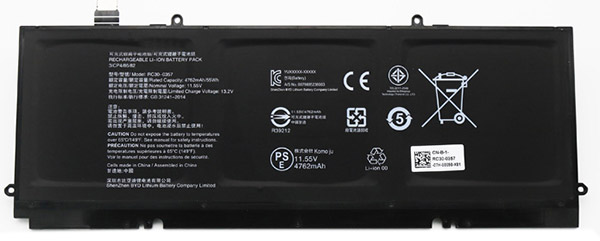 Baterai laptop penggantian untuk RAZER RZ09-0357 