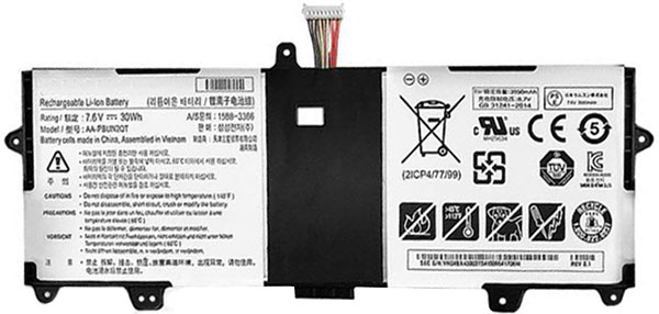 PC batteri Erstatning for SAMSUNG NP900X3L-K01CN 