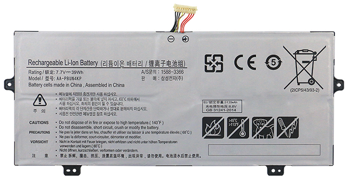 Laptop Battery Replacement for SAMSUNG NP930QAA-K01CN 