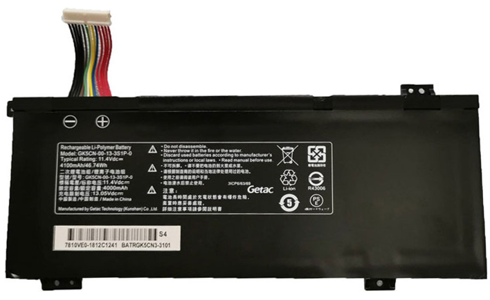 bateria do portátil substituição para MACHENIKE X9Ti-R 