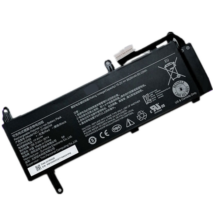 Laptop Battery Replacement for XIAOMI GTX1060-Intel-I7 