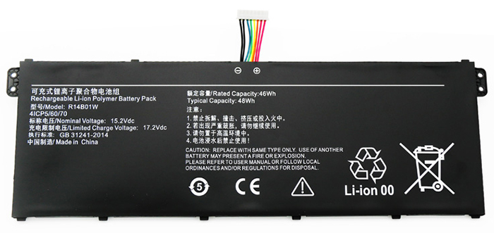 Baterai laptop penggantian untuk XIAOMI RedmiBook-16-AMD-Ryzen-R5 