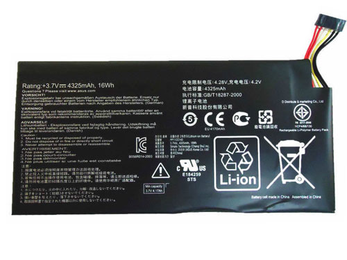 PC batteri Erstatning for ASUS C11-ME370T 