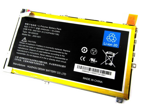bateria do portátil substituição para AMAZON 26S1005-S 