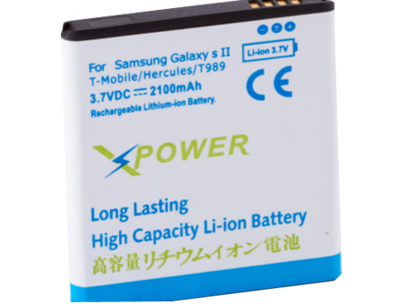 Mobile Phone Battery Replacement for SAMSUNG Galaxy S II Hercules T989 Mobile Phone Battery Replacement for SAMSUNG Galaxy S II Hercules T989
